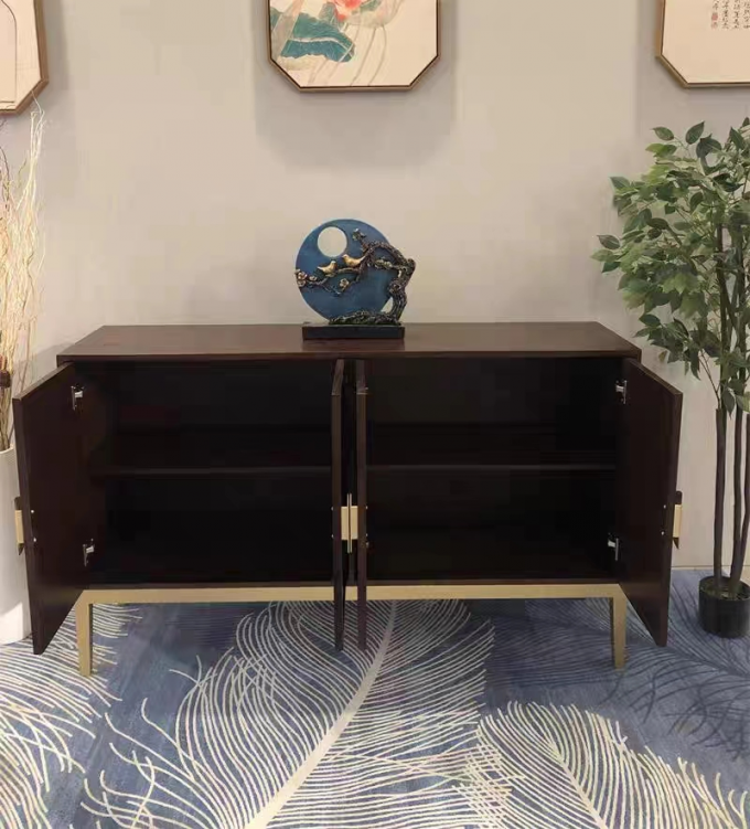 Solid Wood Luxury Sideboard Cabinets Custom Sideboard Storage Cabinet 0