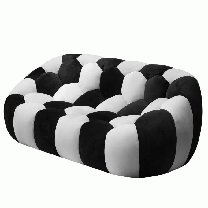 Luxury French Hotel Room Sofa Bubble Pumpkin Sofa 1