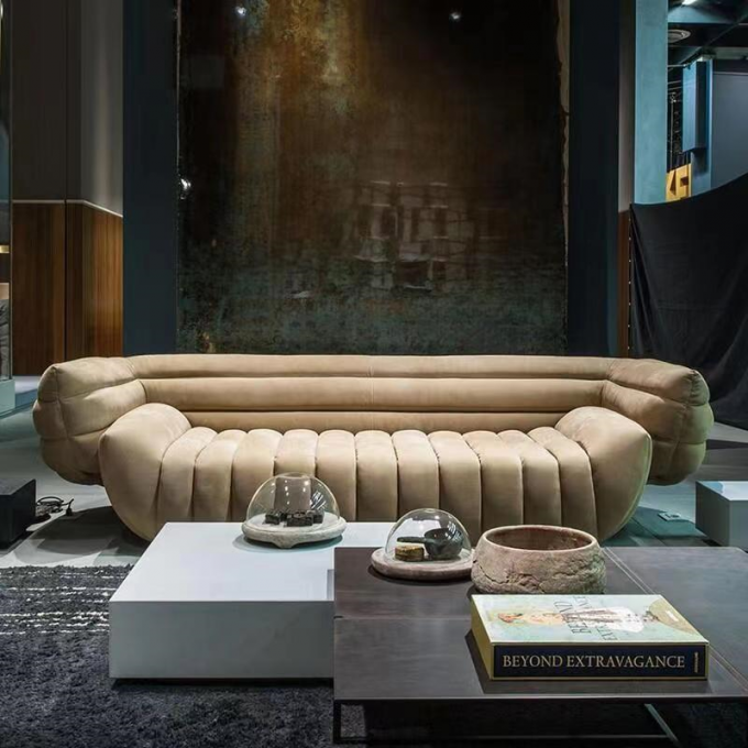 Postmodern Luxury Hotel Furniture Sofa Grand Piano With Velvet Fabric 5