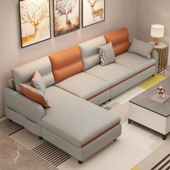 Hotel Living Room Modern Luxury Leather Sofa Sophisticated Craftsman 1