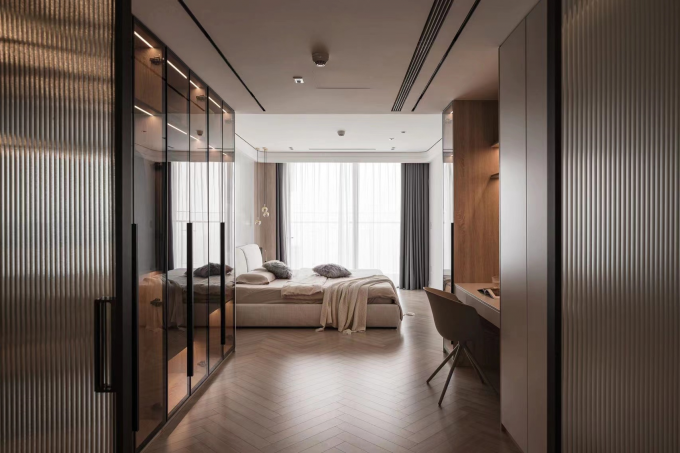 Luxury Wardrobe Hotel Room Cabinets Bedroom Dressing  Cabinet Integrated 3