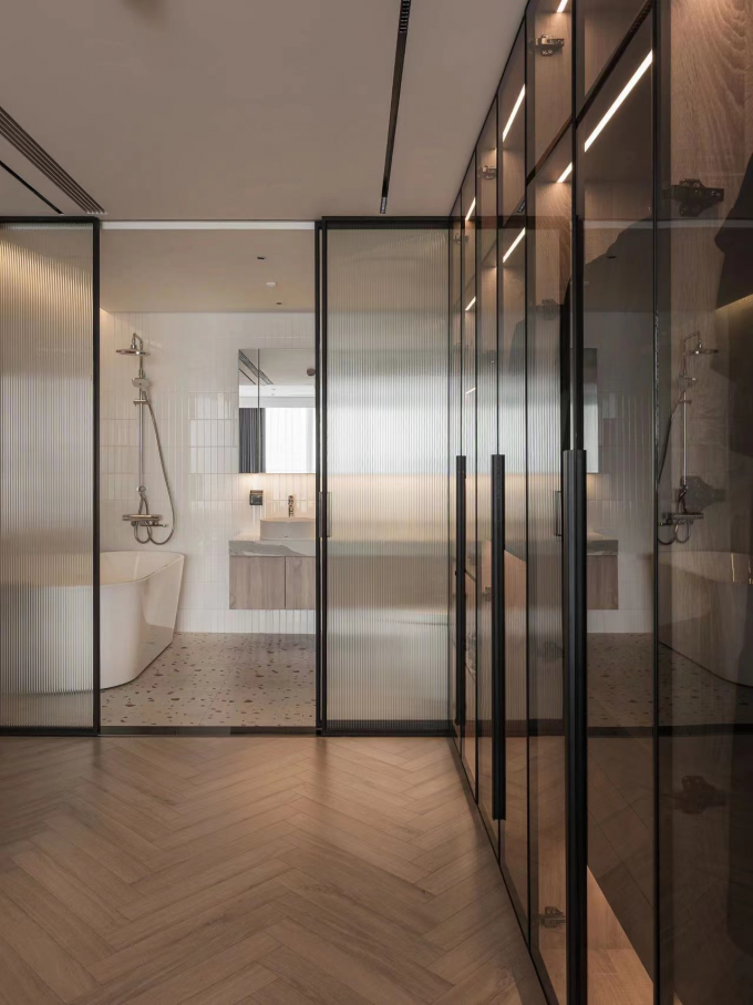 Luxury Wardrobe Hotel Room Cabinets Bedroom Dressing  Cabinet Integrated 5