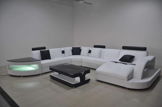 Custom Luxury Hotel Furniture Regal Elegance  Antique Reclining Leather Sofa Bed Sectional 2