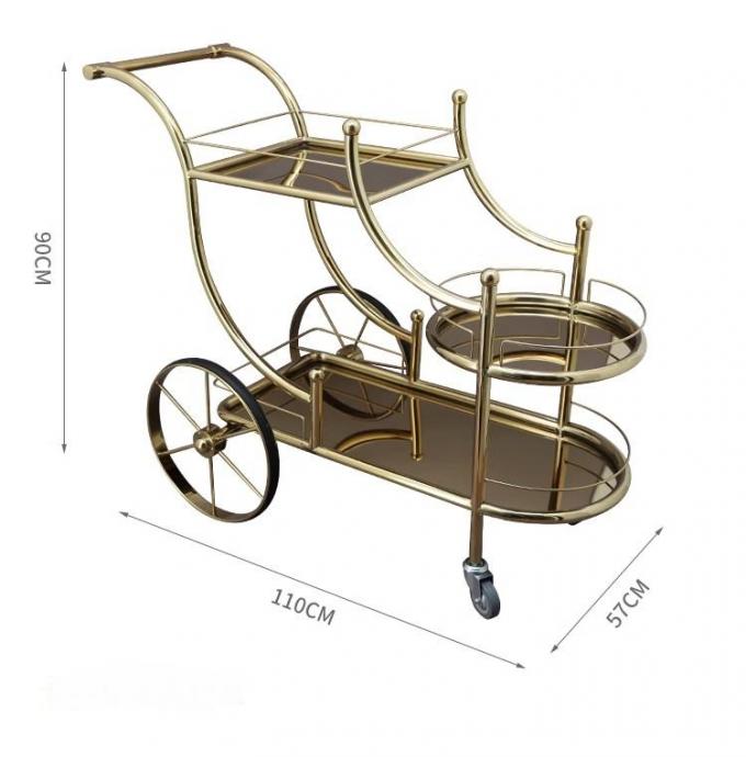Five-star Hotel Restaurant Food Trolley Wine Trolley Mobile Trolley 6