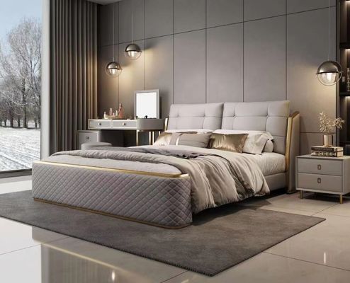 Good price Luxury Hotel Bedroom Set Custom Hotel Room King Size Bed online