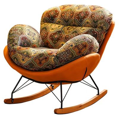 Good price Retro Classic Rocking Sofa Chair Simple Palace Grain For Hotel Home online