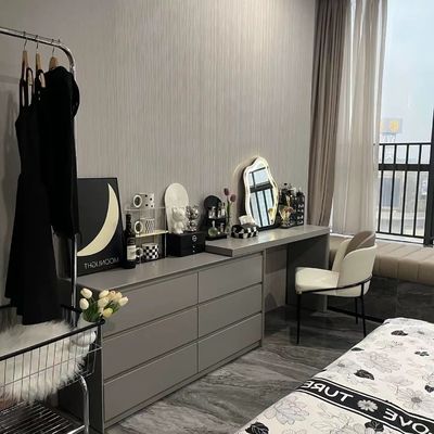 Good price Rock Plate Modern Makeup Table Luxury Dressing Table With Drawers Hotel Bedroom online