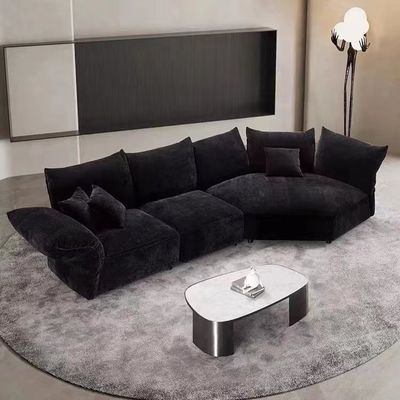 Good price Petal Black Velvet Sofa Italian Hotel Villa Living Room Fabric Alien Sofa online