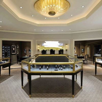 Good price Versatile Luxury Jewelry Counter Showcase Countertop Display Case Anti Rust online