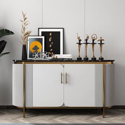 Good price Luxury Dining Side Cabinet Cupboard Restaurant Stainless Steel Sideboard Furniture online