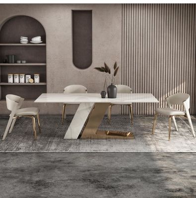 Good price Luxury Hotel Restaurant Furniture Genuine Leather Dining Chair online
