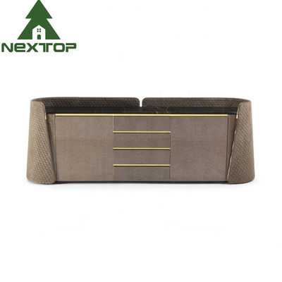 Good price 75 Inch TV Stand Set Modern Metal Luxury Room Furniture Marble Top Storage Cabinet online