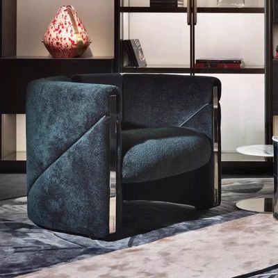 Good price Italian Light Luxury Armchair Premium Sense Of Leisure Fabric Single Sofa Chair online