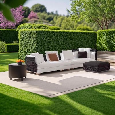 Good price High-end Hotel Outdoor Modern Simple Woven Style Sofa Combination online