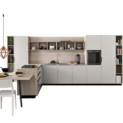 Buy Integrated Solid Wood Contemporary Kitchen Cabinets Telescopic online manufacture