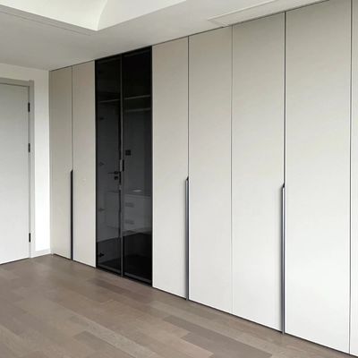 Buy Door Invisible Oak Handle Hotel Modern White Cabinet online manufacture