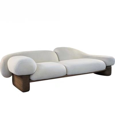 Buy Italian Minimalist Hotel Lobby Furniture Nordic Fabric Cloud Shape Light Luxury Curved Sofa online manufacture