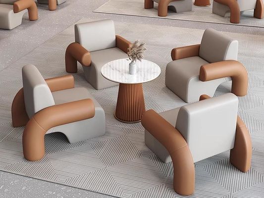 Buy Five-star Hotel Lobby Furniture Negotiation Sofa Table And Chair Combination online manufacture