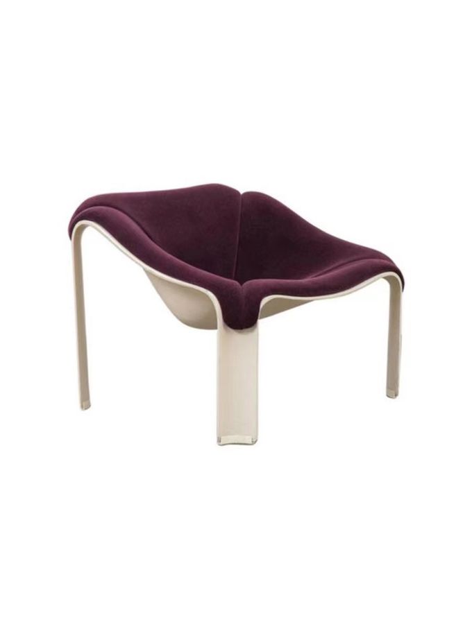 Nordic Hotel Lobby Furniture Fiberglass Shaped Space Backrest Leisure Chair 3