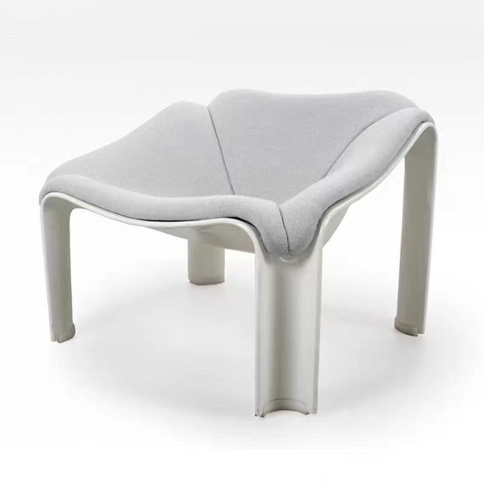Nordic Hotel Lobby Furniture Fiberglass Shaped Space Backrest Leisure Chair 2