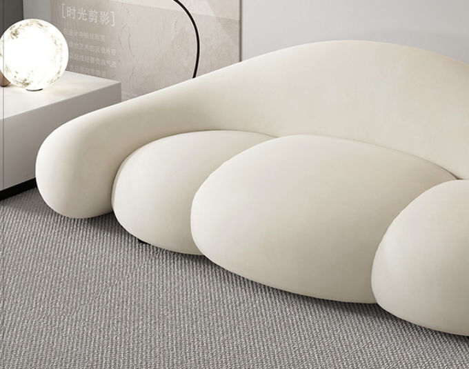 Creative Curved Living Room Sofa Luxury Modern Reception Guest Sofa 2