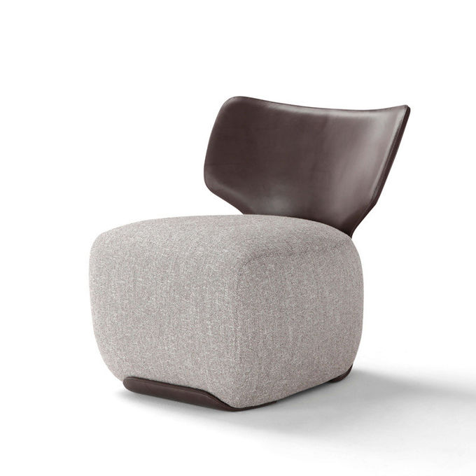 Nordic Fashion Luxury Modern Hotel Single Sofa Chair Fabric Leisure Chair 5