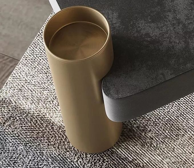 Fashion Creative Hotel Lobby Furniture Reception Velvet Metal Lounge Chair 3