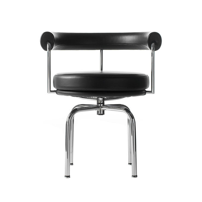 Nordic Hotel Restaurant Furniture Metal Rotatable Leather Comfortable Backrest Dining Chair 1