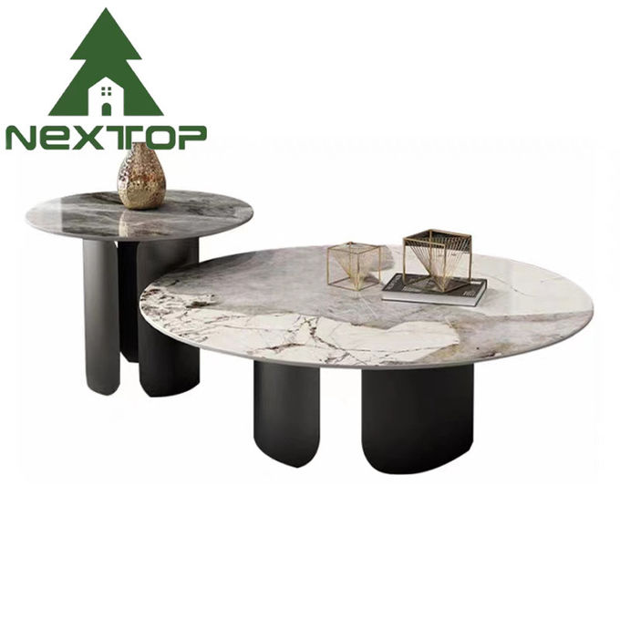 60D Sponge Deluxe Curved Sofa Set Furniture Italian Modern L Shape Leather Sofas 4