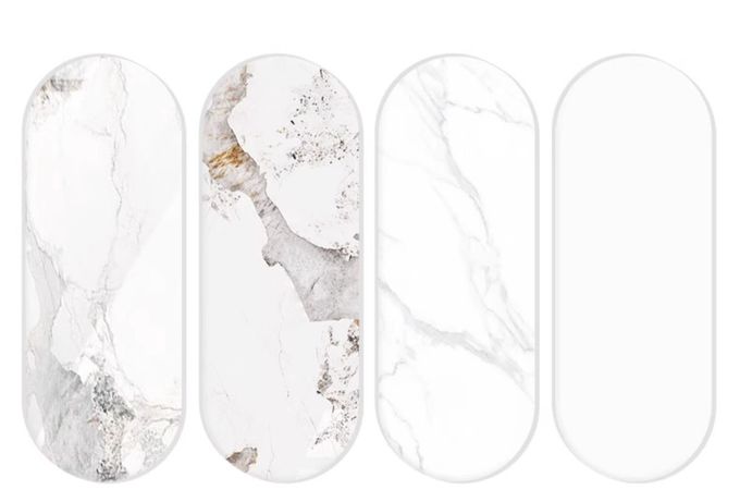 Nordic Hotel Restaurant Furniture Minimalist Style Wood Creative Personality Oval Marble Dining Table 3