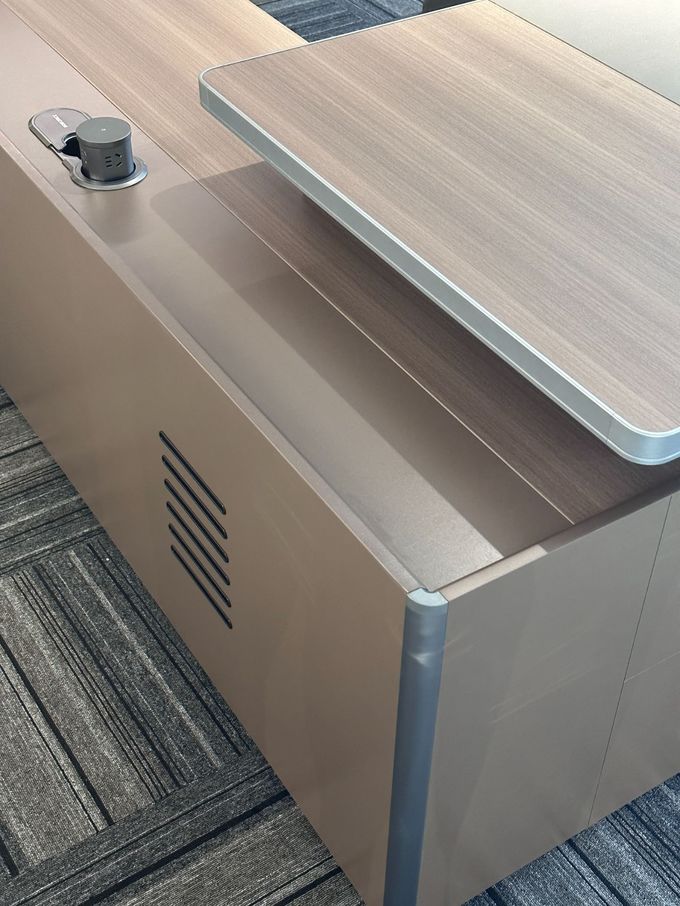 North American Straight Grain Walnut Boss Desk And Chairs Complete Set 4