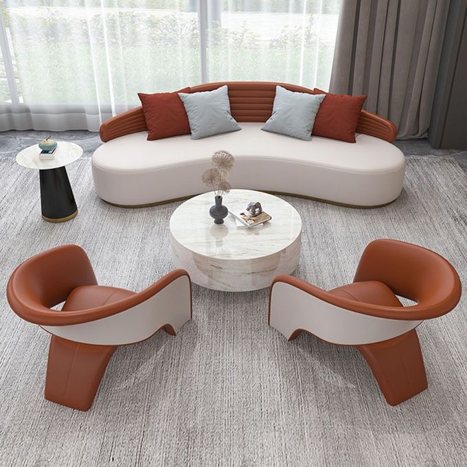 Creative Black Hotel Lobby Furniture  Leather Aircraft Chair Leisure And Public Cafe 0