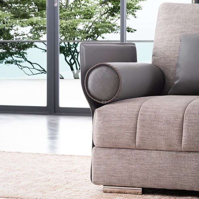 High End Hotel Lobby Furniture Lounge Fabric Relaxing Lazy Togo Unit Sofa Set 2