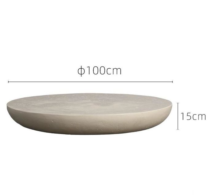 Wood In Painting Hotel Coffee Table  Small Round Side Tables 7