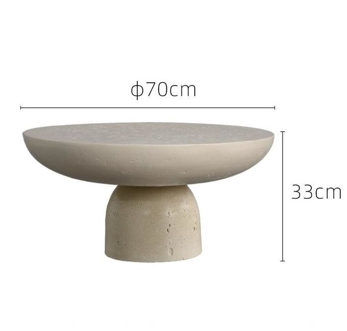 Wood In Painting Hotel Coffee Table  Small Round Side Tables 5