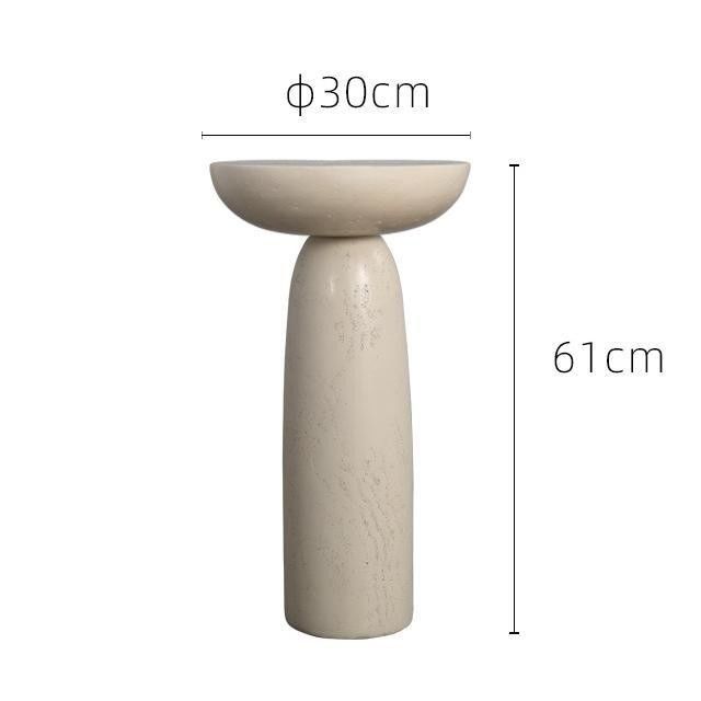 Wood In Painting Hotel Coffee Table  Small Round Side Tables 4