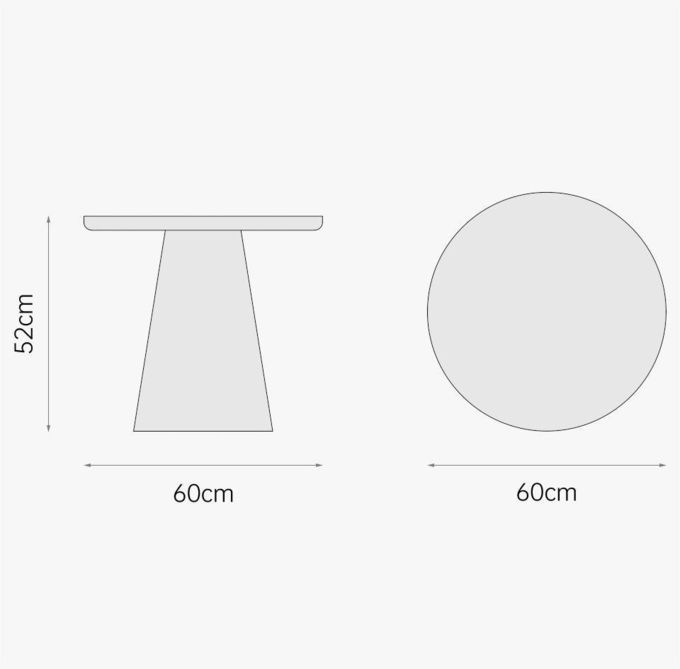 Modern Sofa Side Table Art Colour Fiberglass Bedside Chairside Table 8