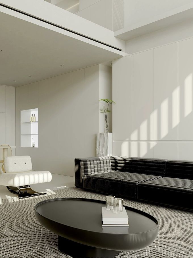 Black Fiberglass Oval Coffee Table Creative Premium Feeling Shaped High Durability 6