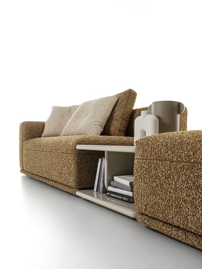 Modular Sofa Accepts Customisation 5 Star Hotel Sofa With Upholstered Cabinets 5