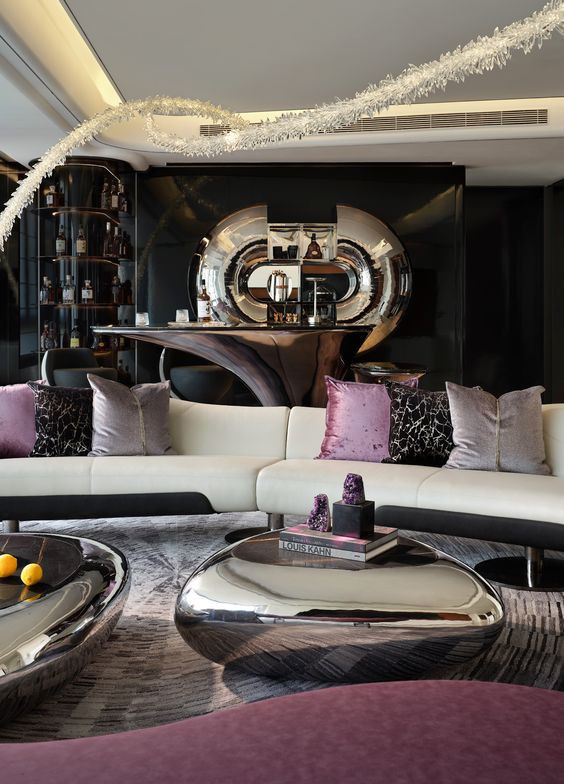 Premium Grey Wall Mounted Bar Wine Cabinet Automatic Wall Hanging Decoration 5