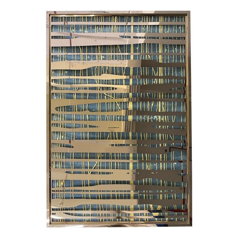 Transform Your Hotel Decor With Stainless Steel 3D Abstract Wall Screen Hanging