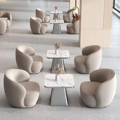 Good price 4 Seater  Luxury Coffee Table Sets  Customized Hotel Lobby Room Fabric online