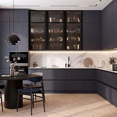 Good price Complete Modern Hotel  Kitchen Cabinet Set Custom Multiple online