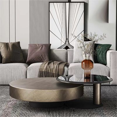 Good price Light Luxury Oval Metal Coffee Table Combination Custom Luxury Modern Coffee Tables online