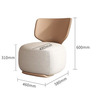 Good price Nordic Fashion Luxury Modern Hotel Single Sofa Chair Fabric Leisure Chair online
