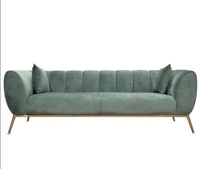 Good price Modern Interior Green Velvet Sofa For Star Hotel Room Reception online